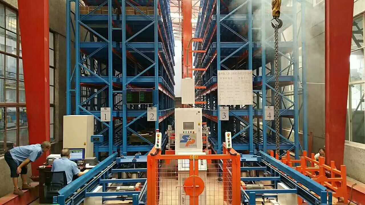 A A九龙坡垂直提升货柜和RGV智能分拣线自动化立体仓库AGV搬运车和工业机器人