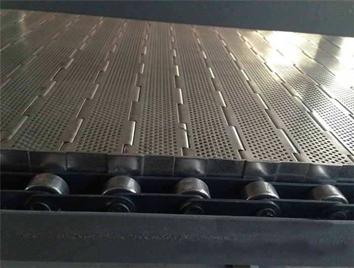 冲孔网板输送带厂家(多图),辽宁铁板折弯扣板输送带