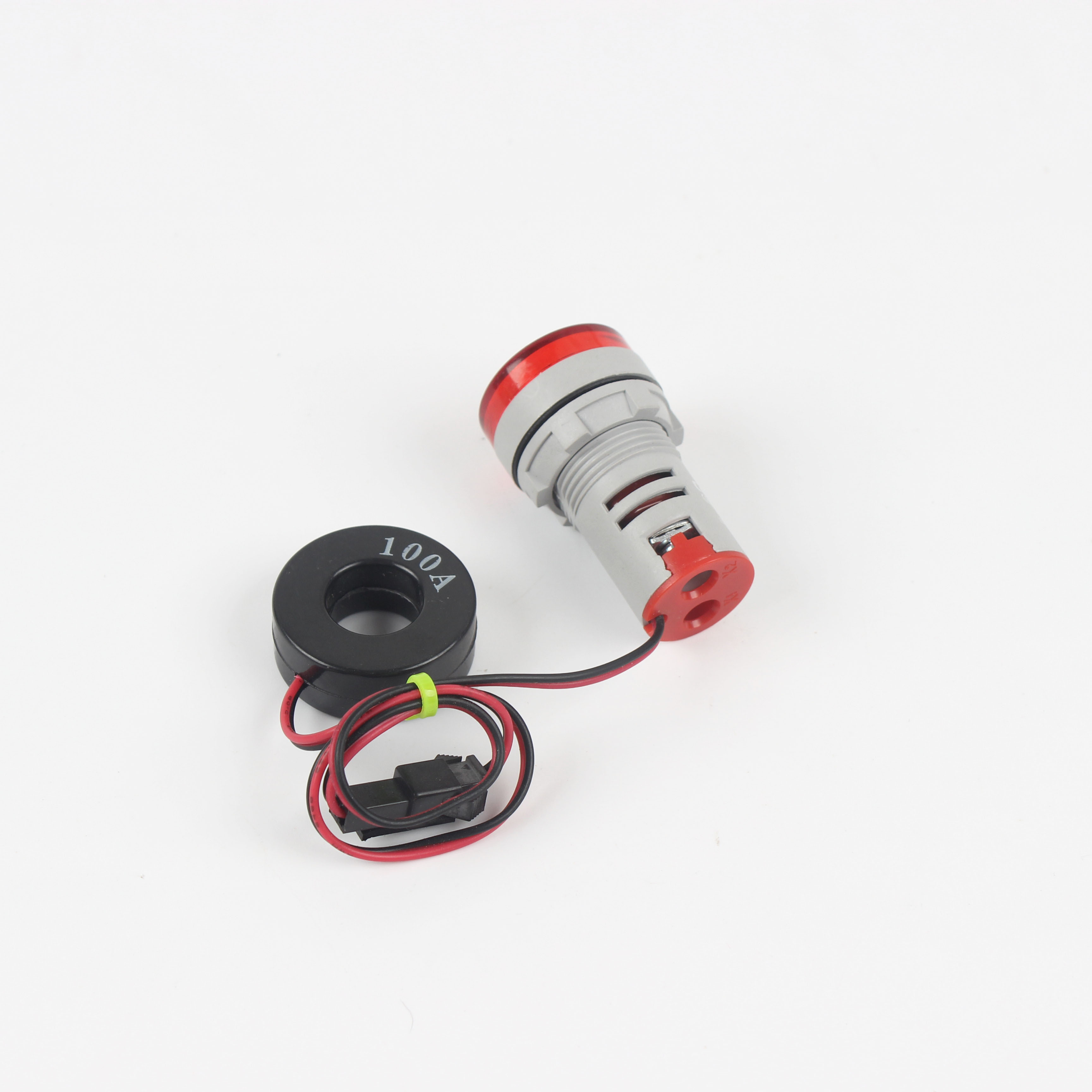 金属按钮LED发光信号灯 MAD22-22DSV电流指示灯定制