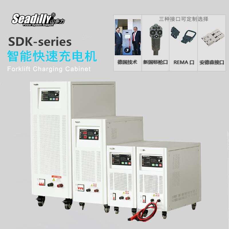 供应堆高车充电机SDK-24V50A电动轿车充电器智能保护充电机