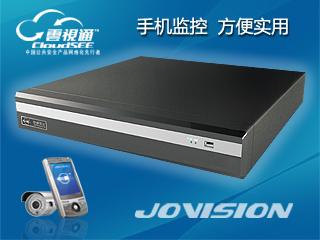 西安三安安防无需映射域名中维网络硬盘录像机JVS-D8004