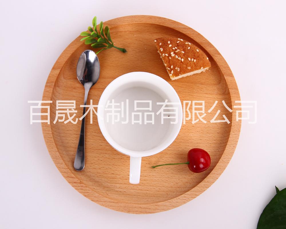 桌面榉木咖啡杯垫木质茶杯隔热餐垫餐桌垫圆形环保餐盘