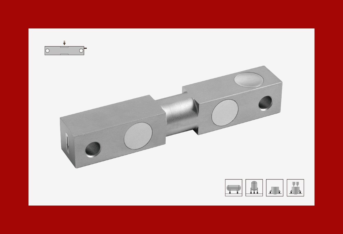 美国传力双剪切梁传感器DBS-75klb测力高稳定性合金钢材质安装简便全密封焊接一级代理商