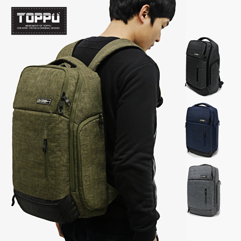 韩国代购toppu双肩摄影包时尚潮流旅游背包大容量休闲男士双肩包TP470