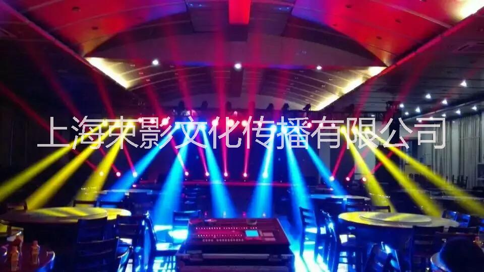 上海电脑LOGO灯LED染色筒灯TRUSS架租赁公司